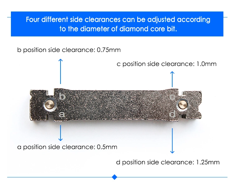 Metal Brazed Magnet Holder for Core Drill Bit Segment