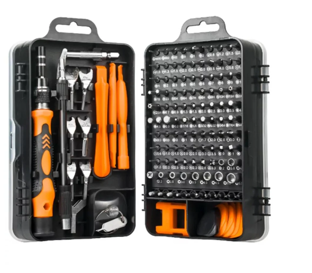 Professional Mini Electronic Watch Mobile Phone Repair 115 in 1 Magnetic Screwdriver Bit Tool Set Precision Screwdriver Set